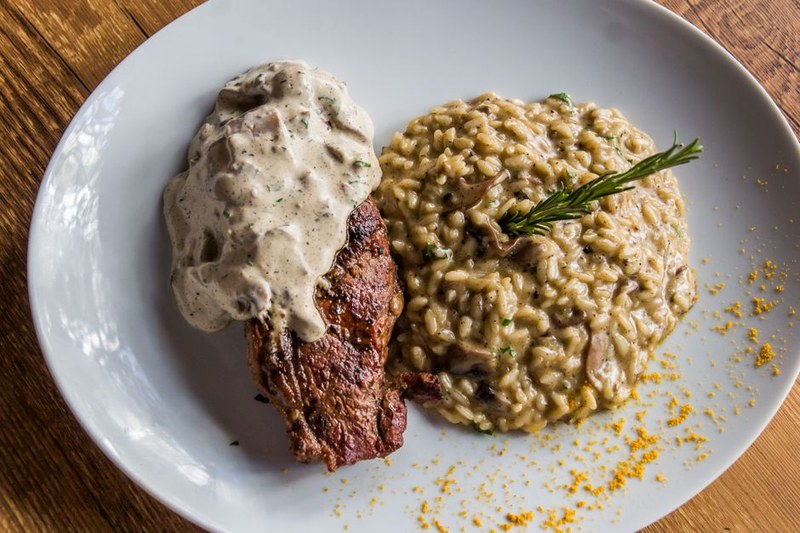 Risotto aux champignons